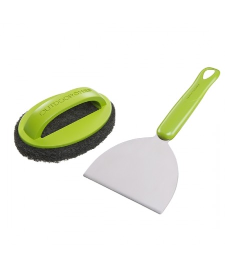 Stainless Steel Plancha Cleaning Set